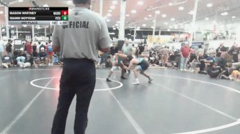 134 lbs 3rd Place - Mason Whitney, Mat Assassins Black - HSC vs Gianni Bottone, Prestige Worldwide Blue - HSC