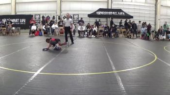 65 lbs Round 1 - Mayhem Garza, SWAT vs Tori Jefferson, Mat Psychos