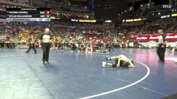 2A-106 lbs Quarterfinal - Dylan Williamson, Van Meter vs Tayden Howell, Maquoketa