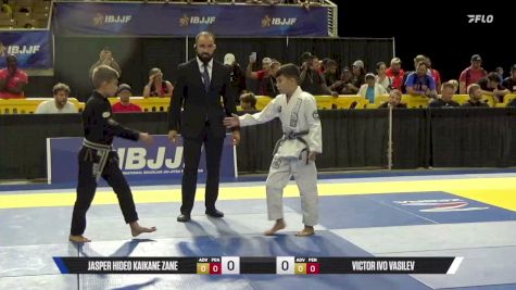 Jasper Hideo Kaikane Zane vs Victor Ivo Vasilev 2026 Pan Kids Jiu-Jitsu IBJJF Championship