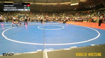 46 lbs Round Of 16 - Brady Wood, Husky Wrestling Club vs Gunner Poeling, Duncan Demon Wrestling