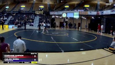 180 lbs Quarterfinal - Chelsea Rivera, Trinidad State vs Symphanie Sampson, Schreiner University