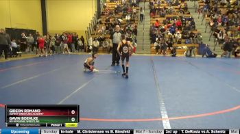 60 lbs Champ. Round 2 - Gavin Boehlke, No Nonsense Wrestling vs Gideon Romano, Summit Wrestling Academy