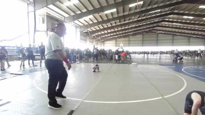 37 lbs Rr Rnd 2 - Olivia Agin, El Paso Wildcats WC vs Weston Kisamore, Valley Bad Boys