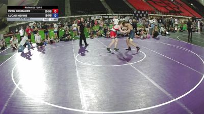 130 lbs Evan Brubaker, Utah 14U Boys vs Lucas Nevins, Idaho 14U Boys