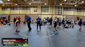 96 lbs Round 6 (10 Team) - Brennen Veverka, Diddy Elite vs Henry Fedalen, The Compound