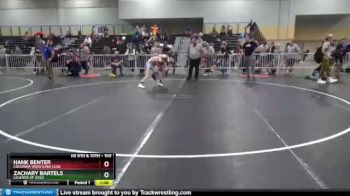 100 lbs Cons. Round 3 - Zachary Bartels, Legends Of Gold vs Hank Benter, Columbia Wrestling Club