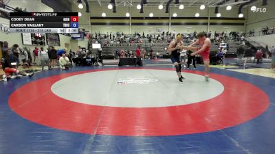 215 lbs Quarterfinal - Codey Dean, Guerrilla Wrestling Academy vs Carson Vaillant, Troup Wrestling