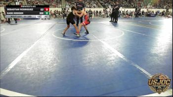61 lbs Round Of 16 - Sebastian Rodriguez, ICEFIGHTER U vs Kase Kreiger, Duncan Demon Wrestling