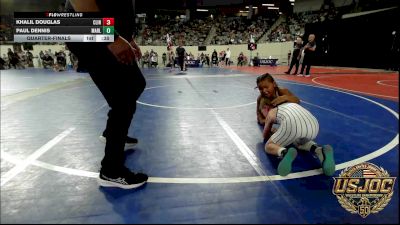Quarterfinal - Khalil Douglas, Clinton Youth Wrestling vs Paul Dennis, Marlow Outlaws
