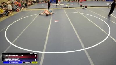 175 lbs Round 2 - Uriah-Gabriel Cole, East Side Wrestling Club vs Braeden Maxey, Pinnacle Wrestling Club