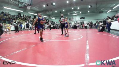 55-58 lbs Semifinal - Weston Pulliam, Team Tulsa Wrestling Club vs Nisaiah Davis, Black Fox Wrestling Club