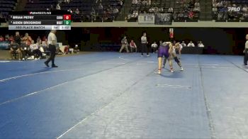 165 lbs 3rd Place Match - Brian Petry, Cornell College vs Aiden Brosinski, Wartburg