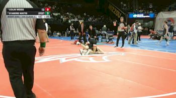 144 Class 3 lbs Semifinal - Colin Weiss, Ft. Zumwalt South vs D`Andre Watts, Jefferson City