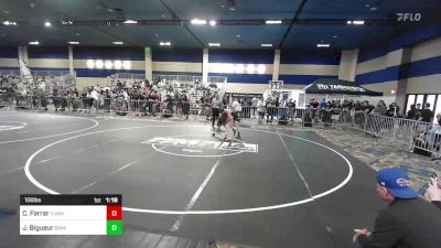 106 lbs Quarterfinal - Cannon Farrar, Yuma Grit vs Julian Bigueur, Bmwc