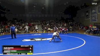 113 lbs 1st Place Match - Alex Ramos, Clovis West vs Andrew Gomez, Porterville