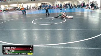 88 lbs Finals (8 Team) - Mikel Hansen, Paynesville vs Jakobie Byram, Maple River/USC