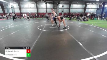 171 lbs Final - Darrale Barrett, Jr., Kennett Square, PA vs Carson Pascoe, Schwenksville, PA