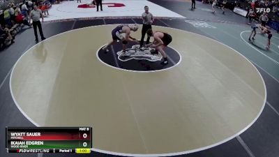 Cons. Round 1 - Wyatt Sauer, Mitchell vs Ikaiah Edgren, Wood River