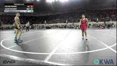120 lbs Consi Of 16 #2 - Colten Partee, Elgin Wrestling vs Jaxon Rickers, Woodward Youth Wrestling