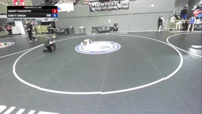 56 lbs Champ. Round 1 - Quest Paquette vs Emett Emigh, Top Fueler Wrestling Club