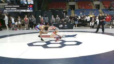 94 lbs Champ. Rd Of 64 - Donovan Johnson, Illinois vs Isaac Hierro, Arizona