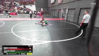 94 lbs Quarterfinal - Dakota Kraft, Edgar vs Reece Vendegna, B.A.M.