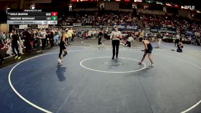 D 1 113 lbs Champ. Round 2 - Vincent Morvant, Lafayette vs Kole Martin, Northshore