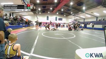 46 lbs Final - Greyson Summitt, Wolfpak Wrestling vs Rodrick Waitkus, Team Tulsa Wrestling Club