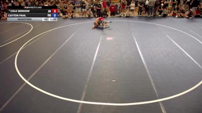 126 lbs Quarters - Cole Berhow, Jack Pine Savage vs Cayton Pahl, Pine Island