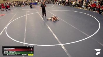 47-51 lbs Cons. Round 1 - Dane Schulte, Rogers Area Youth Wrestling vs Colin Sobon, Minnesota