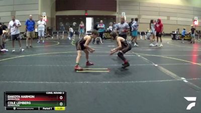 78 lbs Cons. Round 2 - Cole Lemberg, Demolition vs Dakota Harmon, Demolition