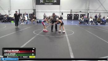 56 lbs Round 1 (4 Team) - Lincoln Brower, North Jersey Wrestling vs Lucas Spicer, Team Germantown