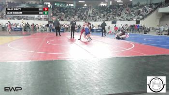 108 lbs Round Of 16 - Isaac Pratt, Broken Arrow vs Lane Collett, Bixby