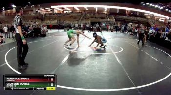 165 lbs Semifinal - Grayson Santee, Buford HS vs Kendrick Hodge, Somerset