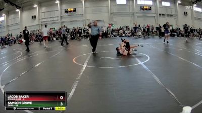 100 lbs Round 3 (10 Team) - Samson Grove, SHWA vs Jacob Baker, ROUGHHOUSE