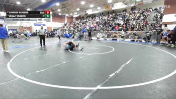 126 lbs Champ. Round 3 - Zander Rogers, Walnut vs Issac Torres, Fountain Valley