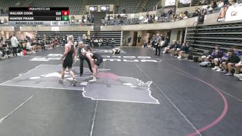 145 lbs Round 3 (6 Team) - Walker Cook, Kearney, MO vs Hunter Frank, Caledonia, MN