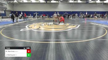 141 lbs Final - Maxwell Martinez, Wesleyan vs James Rodriguez, Castleton