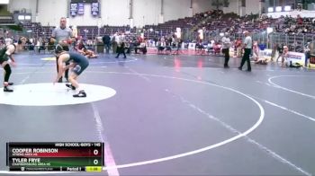 145 lbs Champ. Round 2 - Cooper Robinson, Athens Area Hs vs Tyler Frye, Chambersburg Area Hs