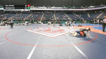 1-4A - 114 1st Place Match - Mia Parker, Forbush High School vs Morgan Foy, Onslow Early College