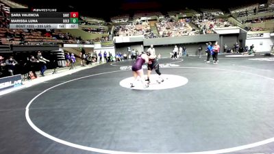 235 lbs Consi Of 8 #1 - Sara Valencia, Santa Maria vs Marissa Luna, Golden West