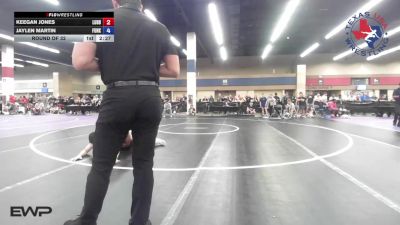 157 lbs Round Of 32 - Keegan Jones, Lubbock-Cooper High School Wrestling vs Jaylen Martin, Funky Town Wrestling Club