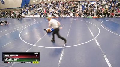 79 lbs Champ. Round 3 - Michael Lacey, Jayhawk Wrestling vs Axel Harmon, Top Of Utah