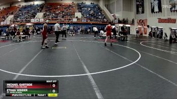 157 lbs Cons. Semi - Michael Gartside, Calvert Hall College vs Ethan Winder, St. James School