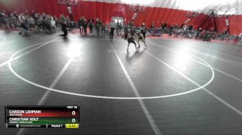 92 lbs Cons. Round 2 - Carson Lehman, Wisconsin vs Christian Solt, Askren Wrestling