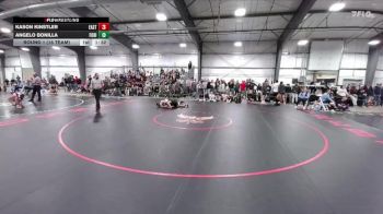 157 lbs Round 1 (16 Team) - Kason Kinstler, Cheyenne East vs Angelo Bonilla, Fossil Ridge