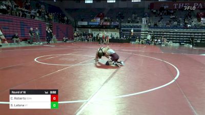 141 lbs Round Of 16 - Colin Roberts, Edinboro vs Sam Latona, Virginia Tech