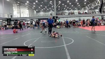 44 lbs Round 7 (8 Team) - Zane Enriquez, Backyard Brawlers vs Kamden Foster, Journeymen