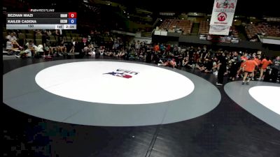 150 lbs Bezhan Niazi, BAWA-Bay Area Wrestling Association vs Kaileb Cadena, KCWA - Kern County Wrestling Association